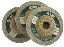 Rex-Cut Brand Raised Hub Aluminum Grinding Disks
