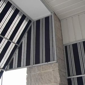 awnings with stripes