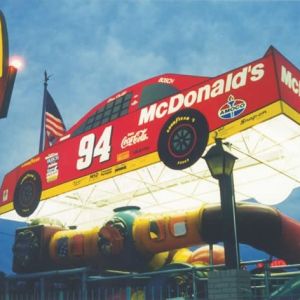 mcdonalds racecar awning