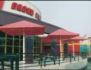 retro awning at park