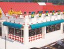 stylized restaurant covering
